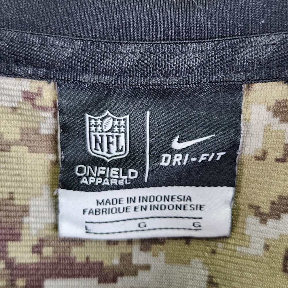 Arizona Cardinals Salute to Service Nike Jacket Mens Large Black Camo Hybrid‎ L - Picture 6 of 13